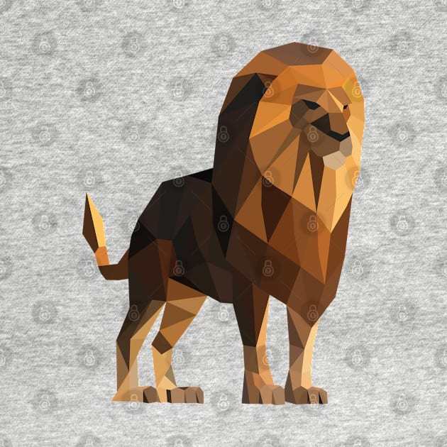 Geometric Lion by shaldesign